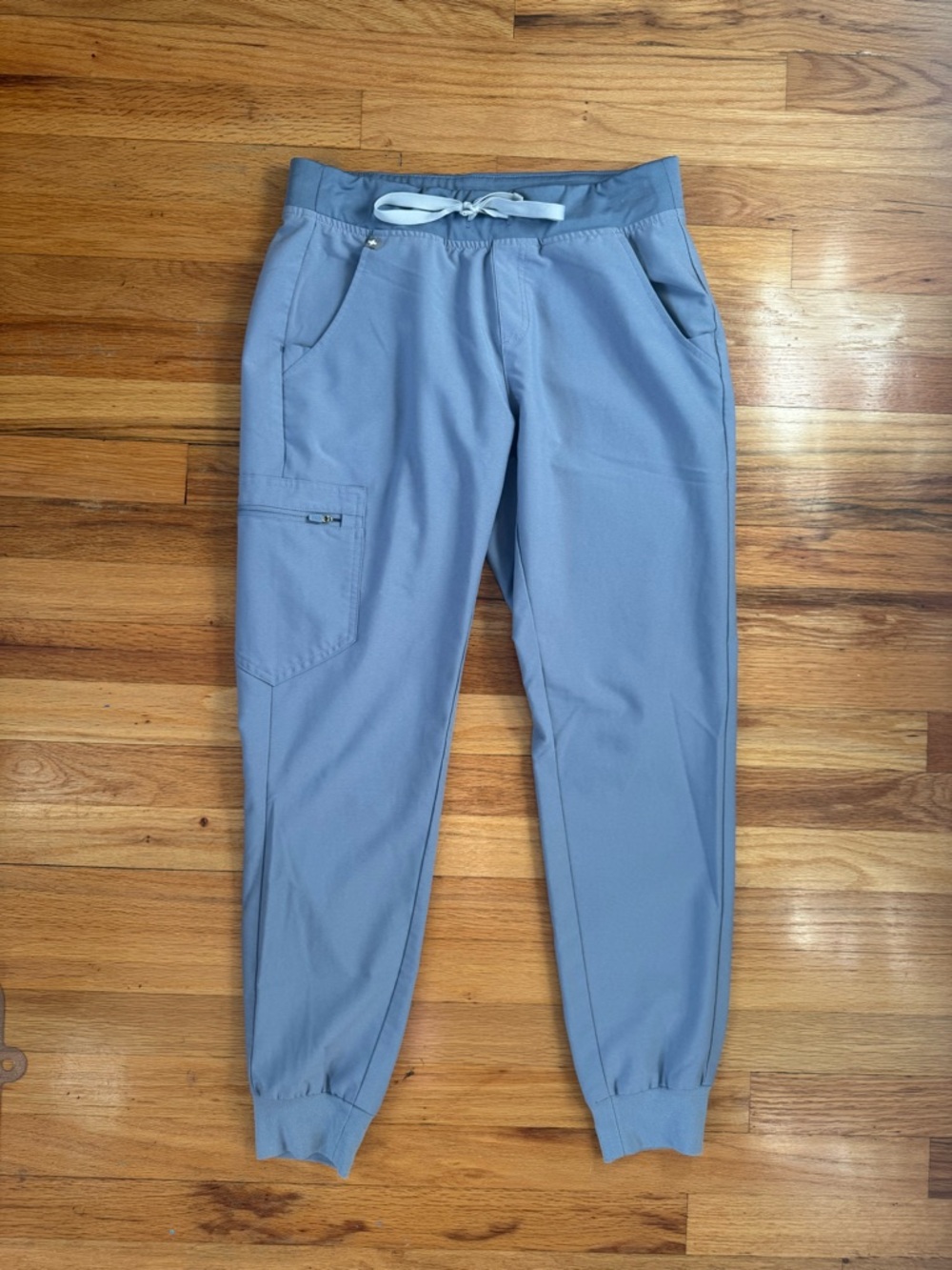 Figs light blue/grey Drawstring Jogger scrub pants
